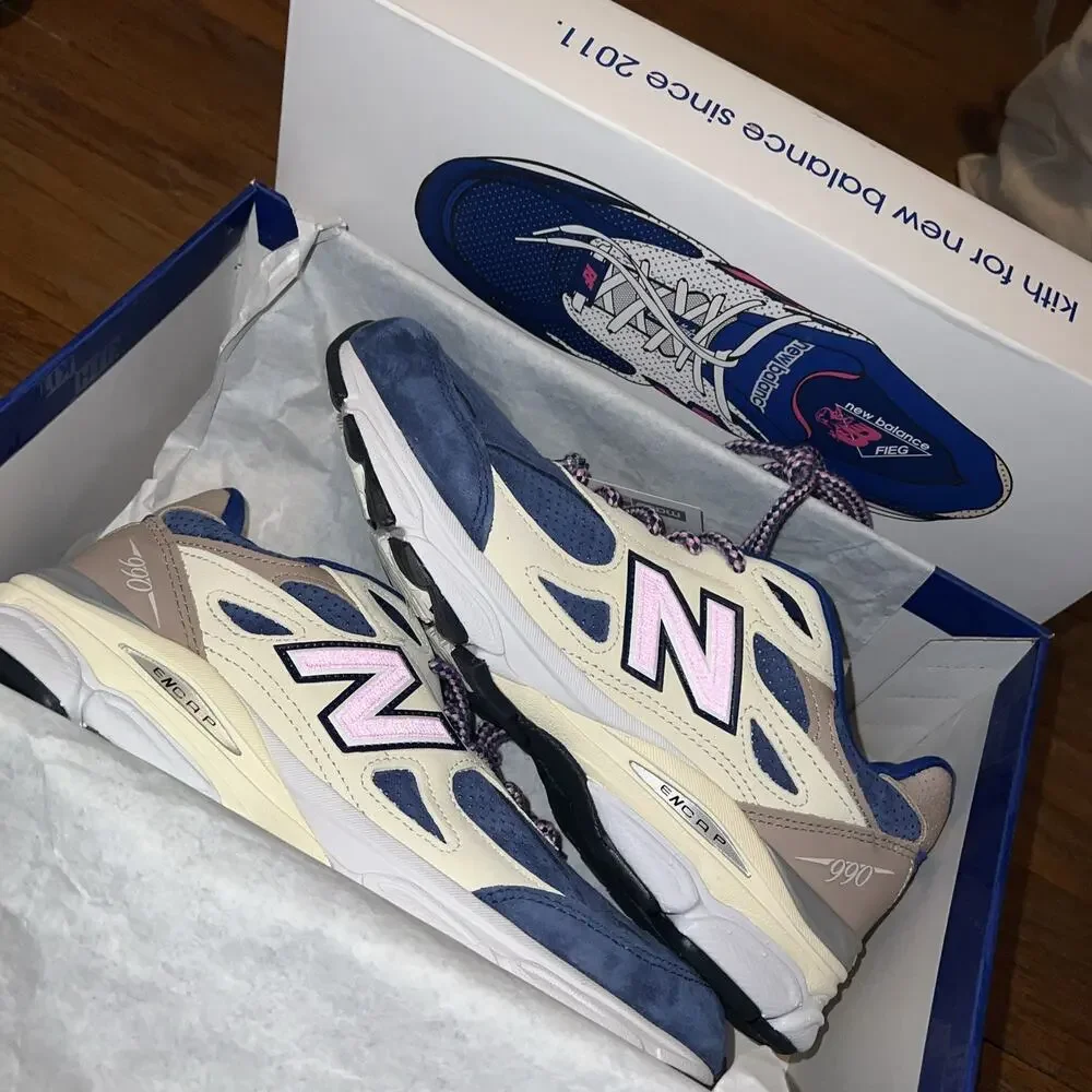 New Balance x KITH 990v3 Made In USA Daytona Men Size 7.5/Women 9 NEW.NWB.DS